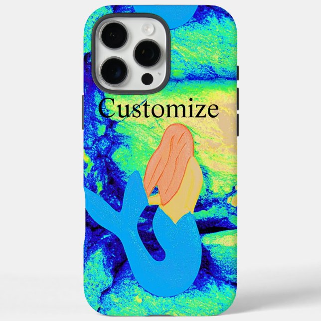 mermaid design Case-Mate iPhone case (Back)