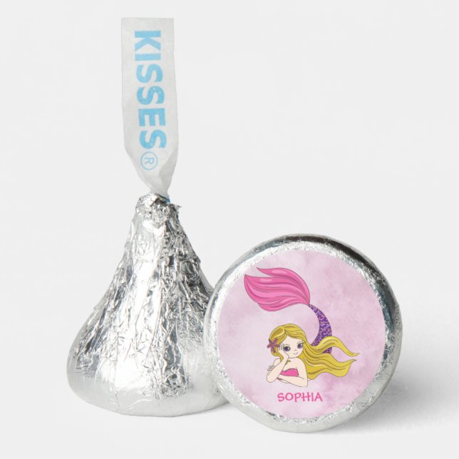 Mermaid Design Hershey®'s Kisses® (Front)