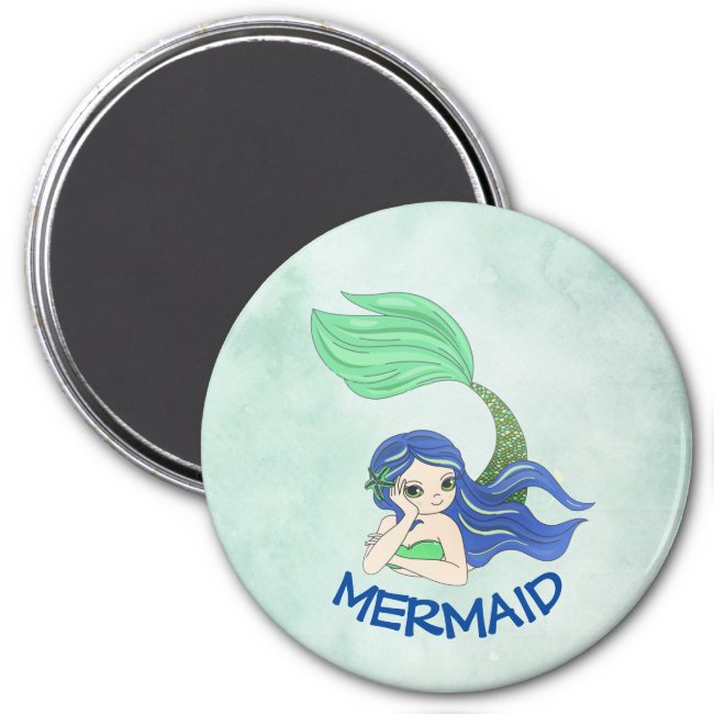 Mermaid Design Magnet