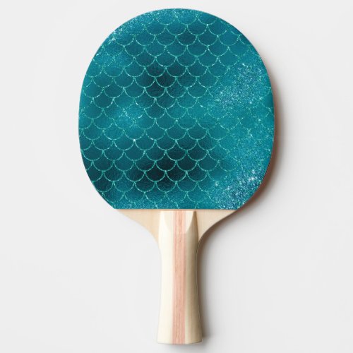 Mermaid Design Ping Pong Paddle