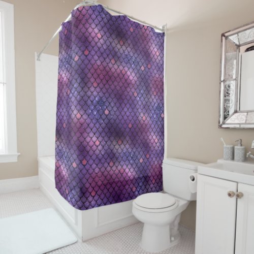 Mermaid Design Shower Curtain