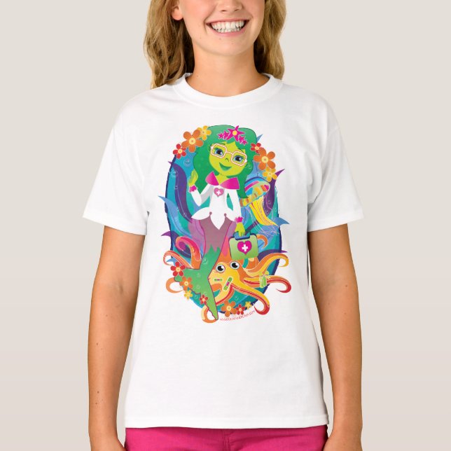 Mermaid Doctor Princess - Wearing Glasses! T-Shirt (Front)