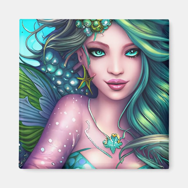 Mermaid Doll Magnet (Front)