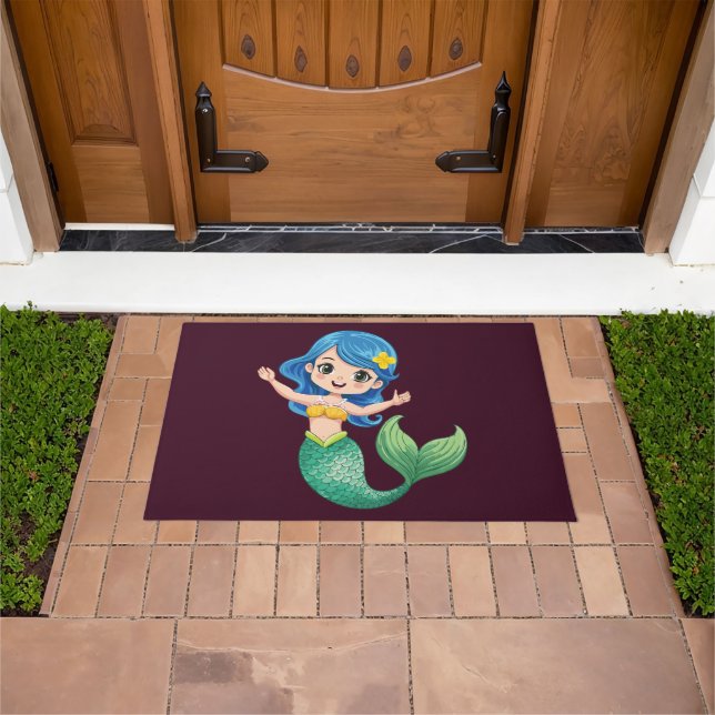 Mermaid Doormat (Outdoor)