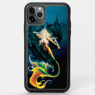 Mermaid Dragon Fantasy Blue OtterBox Symmetry iPhone 11 Pro Max Case
