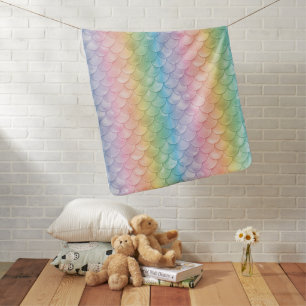 Mermaid Dragon Scales Baby Blanket