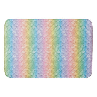Mermaid Dragon Scales Bath Mat