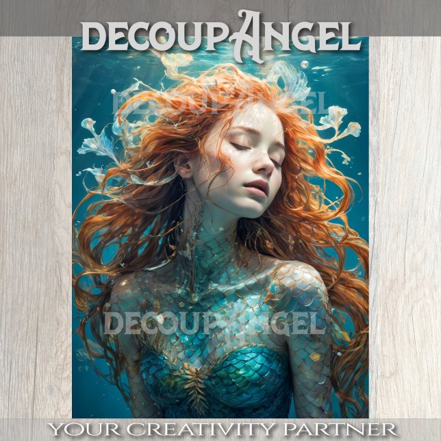 Mermaid Dream - Decoupage - Tissue Paper (Creator Uploaded)