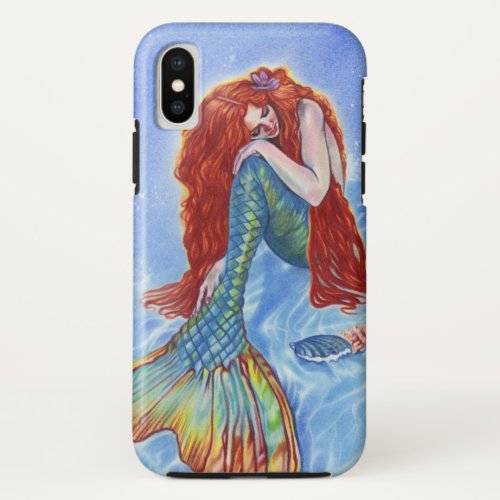 Mermaid dreaming underwater Iphone  case 