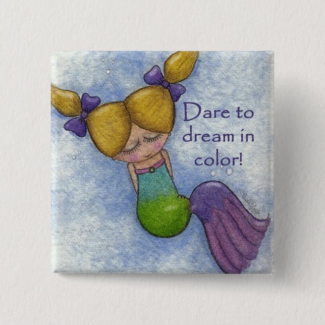 Mermaid Dreams Button (Front)