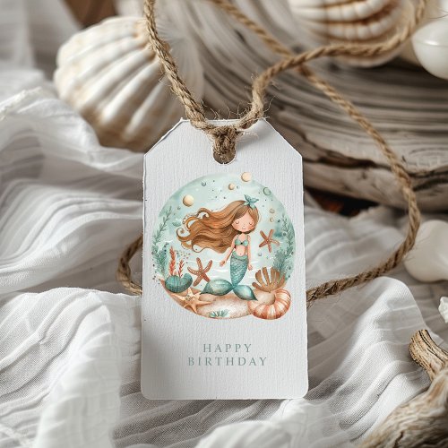 Mermaid Dreams Kids Gift Tags