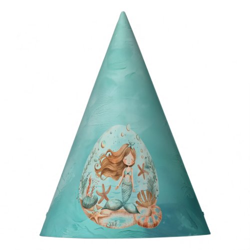 Mermaid Dreams Kids Party Hat