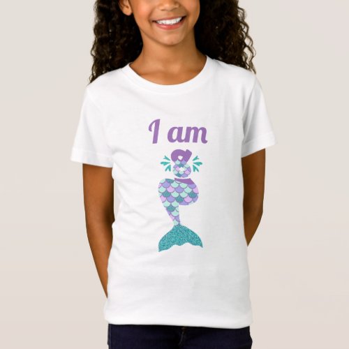 Mermaid Eighth Birthday T_Shirt