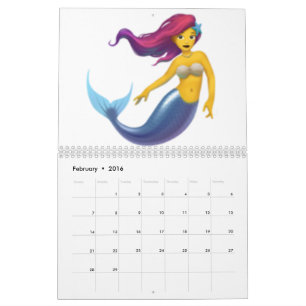 Mermaid - Emoji Calendar