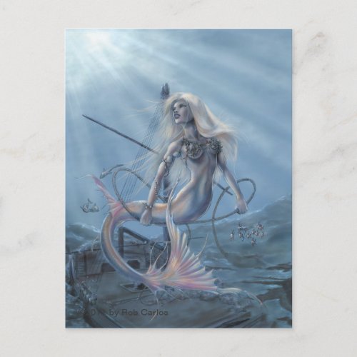Mermaid Explorer Postcard