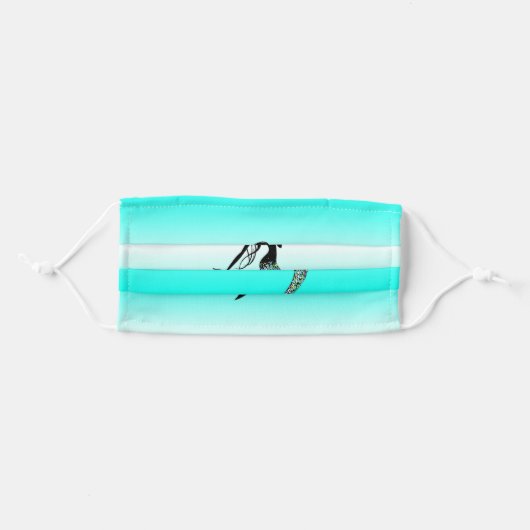 Mermaid Face Mask (Front, Folded)