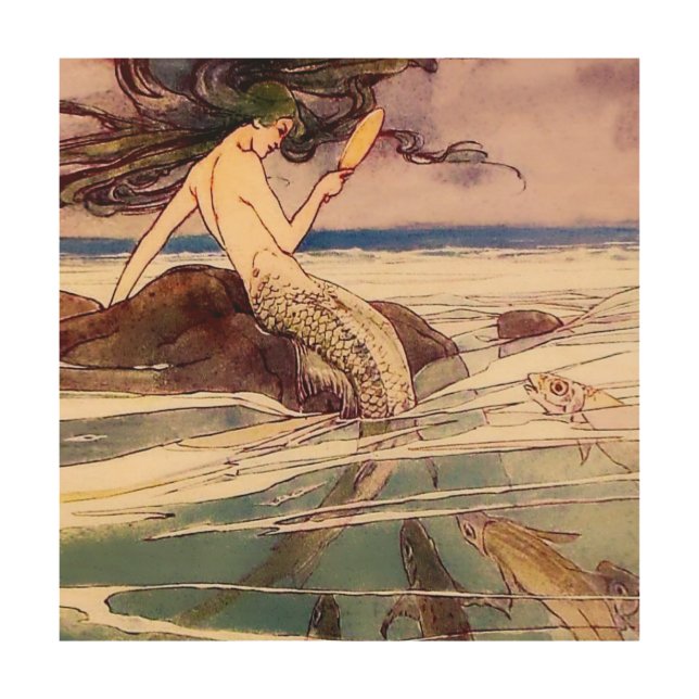 “Mermaid” Fairy Art by Alice B Woodward (Front)