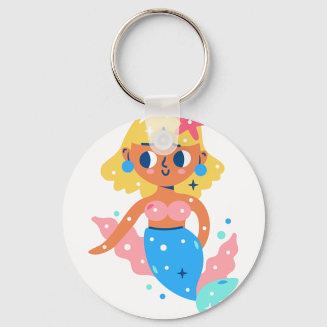 Mermaid fairy keychain (Front)
