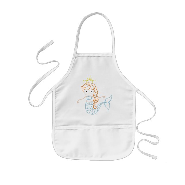 Mermaid Fairy Kids' Apron (Front)
