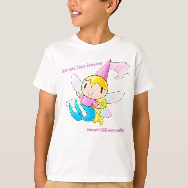 Mermaid fairy princess T-shirt (Front)