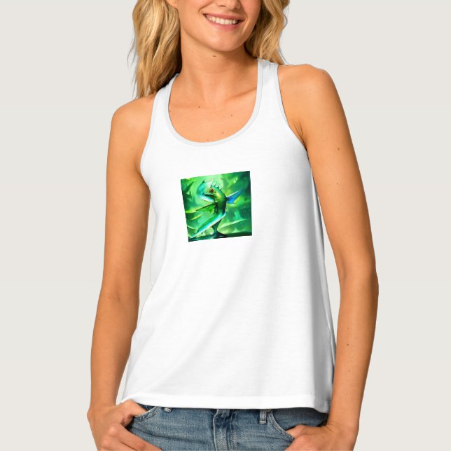Mermaid Fairy Women's Tank Top by Juan Cabana (Front)