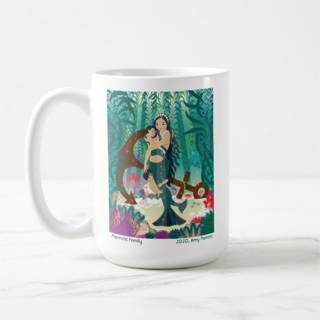 Mermaid Family Mug (Left)