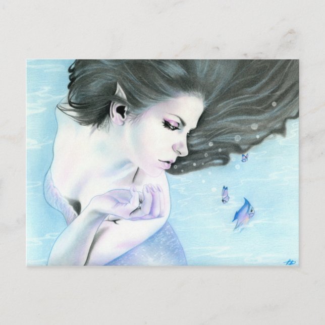 Mermaid Fantasea Postcard (Front)
