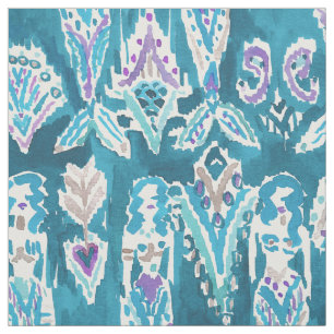 MERMAID FANTASEA Whimsical Nautical Watercolor Fabric