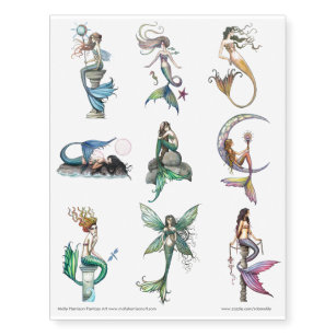 Mermaid Temporary Tattoos | Zazzle Mermaid Temporary Tattoos | Zazzle