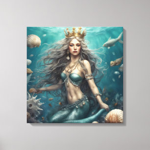 Mermaid Fantasy Canvas Print
