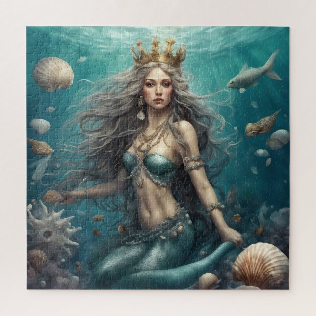 Mermaid Fantasy Jigsaw Puzzle (Vertical)