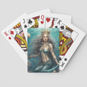Mermaid Fantasy Poker Cards