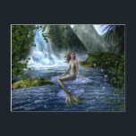 Mermaid Fantasy Waterfall Landscape Postcard<br><div class="desc">This design may be personalized by choosing the customize further option to add text. Contact me at colorflowcreations@gmail.com if you with to have this design on another product. Purchase my original abstract acrylic painting for sale at www.etsy.com/shop/colorflowart. See more of my creations or follow me at www.facebook.com/colorflowcreations, www.instagram.com/colorflowcreations, www.twitter.com/colorflowart, and...</div>