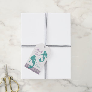 Mermaid Favor Tags, Under the sea party Gift Tags