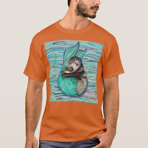Mermaid ferret  T_Shirt