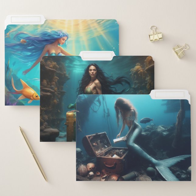 Mermaid File Folder (Set)