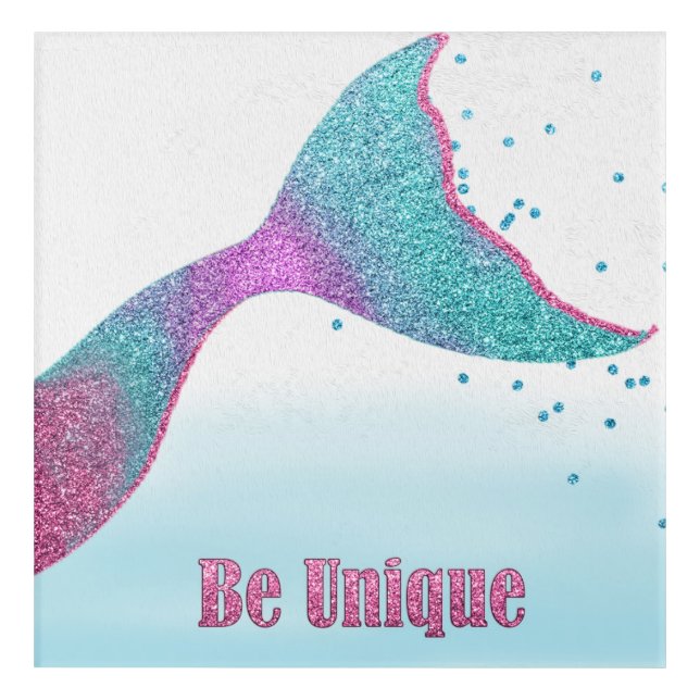 Mermaid Fin Wall Art (Front)