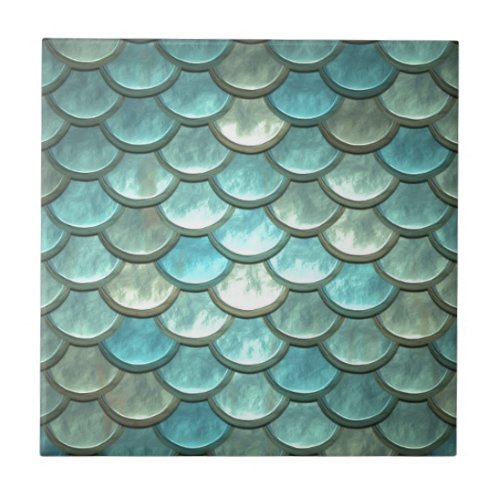 Mermaid Fish Scale Dragon Scale Ceramic Tile