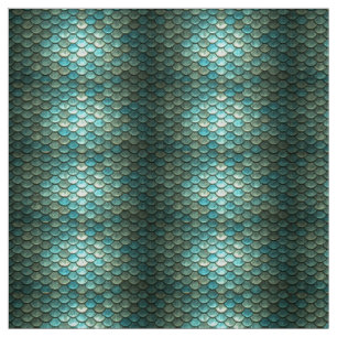 Mermaid Fish Scales Aqua Costume Craft Fabric
