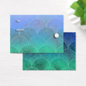 Mermaid Fish Scales Gift Tags (Desk)