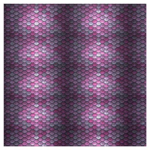 Mermaid Fish Scales Magenta Costume Craft Fabric