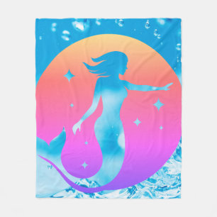 mermaid  fleece blanket