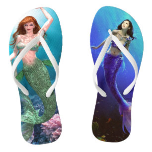 Mermaid Flip Flops