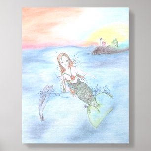 Mermaid Foam Core Photo Tile