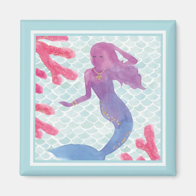 Mermaid Friends I Magnet (Front)