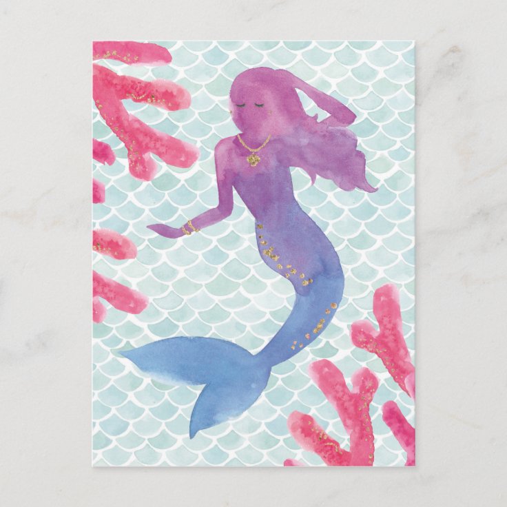 Mermaid Friends I Postcard | Zazzle