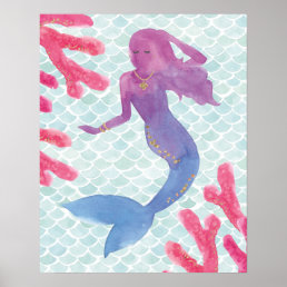 Mermaid Friends I Poster