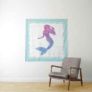Mermaid Friends III Tapestry