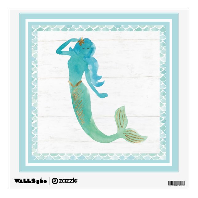 Mermaid Friends IV Wall Decal (Front)