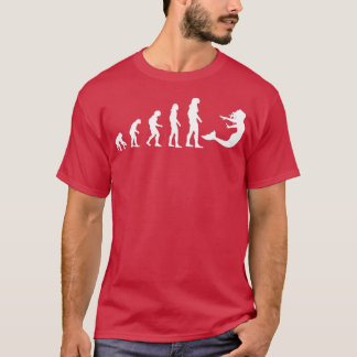 Mermaid Funny Evolution Gift Idea Women Girls 1 T-Shirt